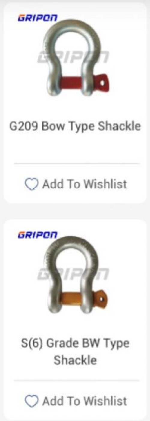 American Standard Shackles