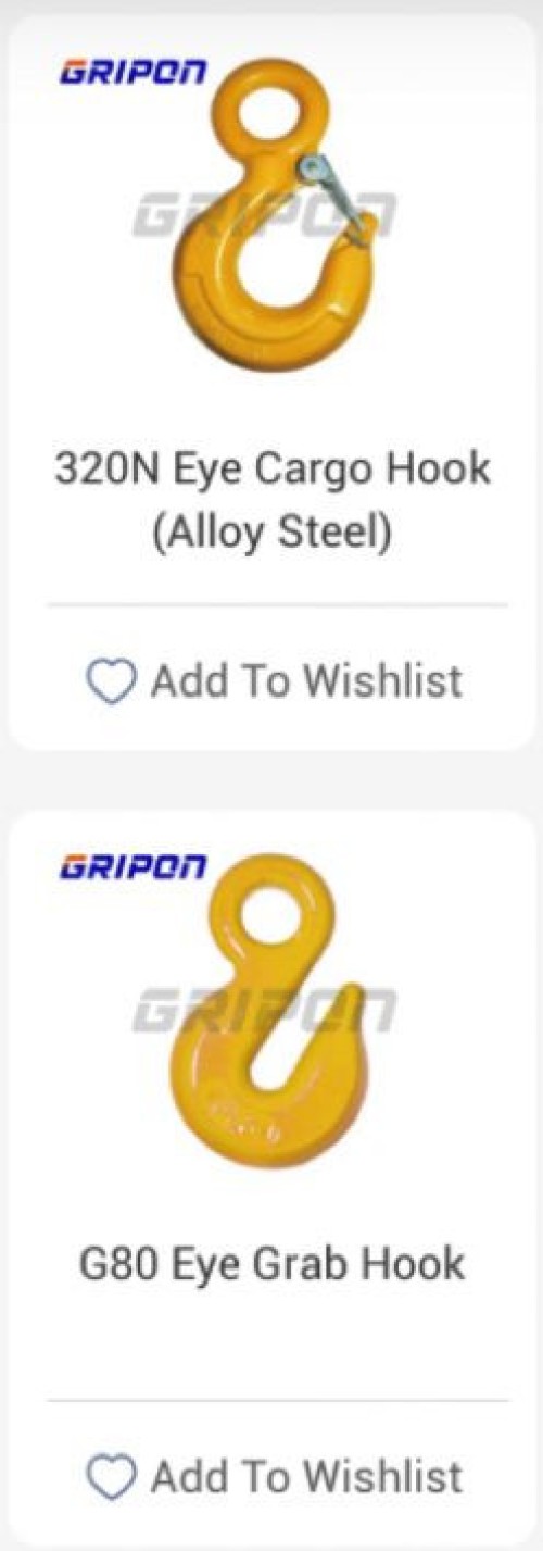 G80 Grade Hooks (High Strength)