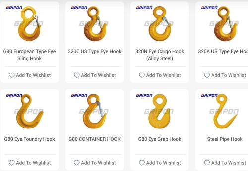 G80 Grade Hooks (High Strength)