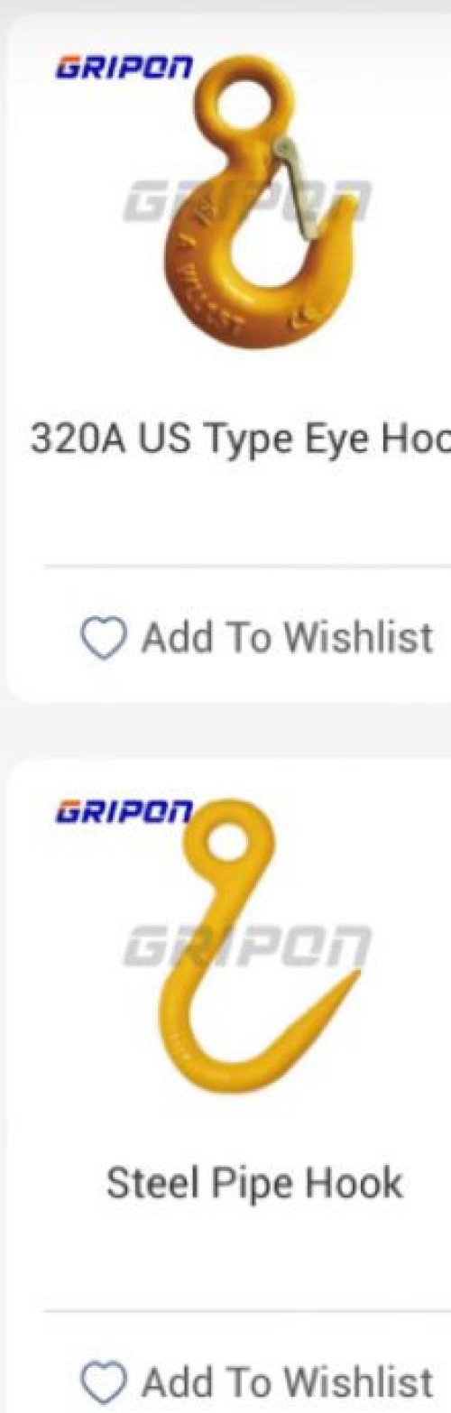 G80 Grade Hooks (High Strength)