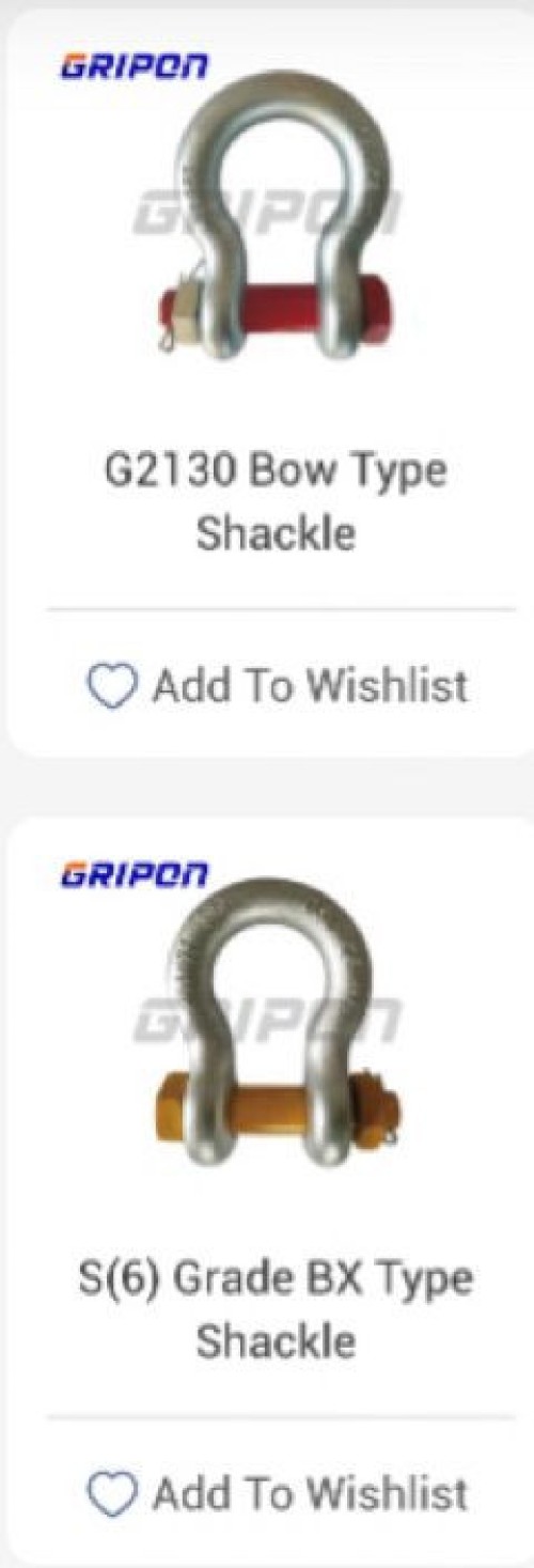 American Standard Shackles