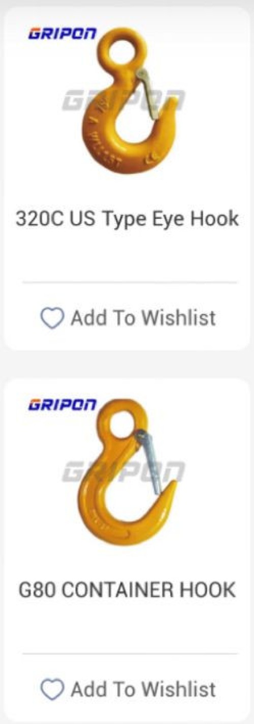 G80 Grade Hooks (High Strength)